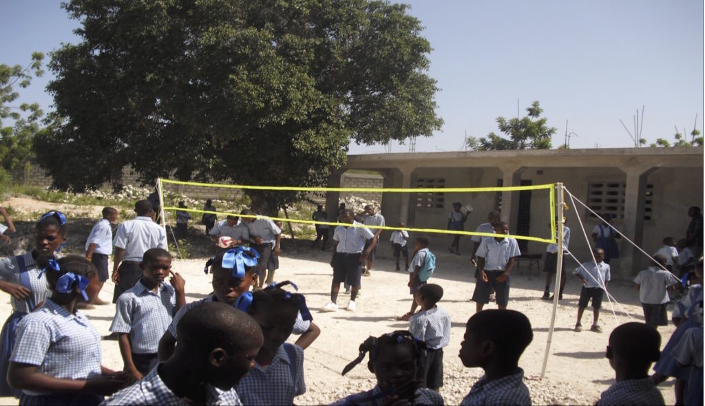 Volley ball in Cayemites (St Luke Giving Tree)