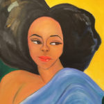 Lady in blue 24x18 by Isabelle Norris